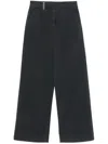 Peserico Flare Bottom Trousers In Blue