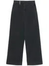 Peserico Flare Bottom Trousers In Blue