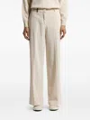 Peserico Corduroy Trousers In Neutral