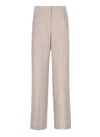 Peserico Wool Pants In Neutral