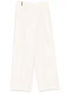 Peserico Cotton Cargo Trousers In White