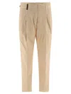PESERICO PESERICO TROUSERS WITH FRINGED DETAILS