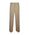 Peserico Trousers With Pleats In Nude