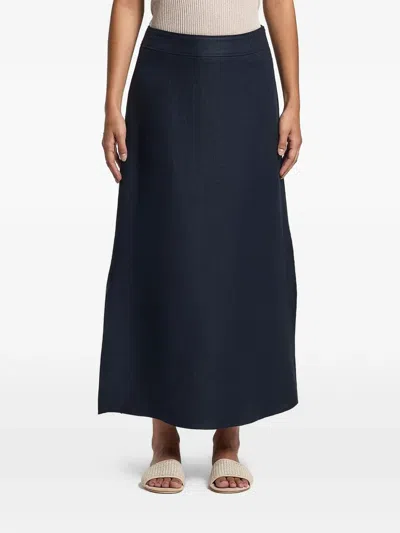 Peserico Tube Midi Skirt In Black