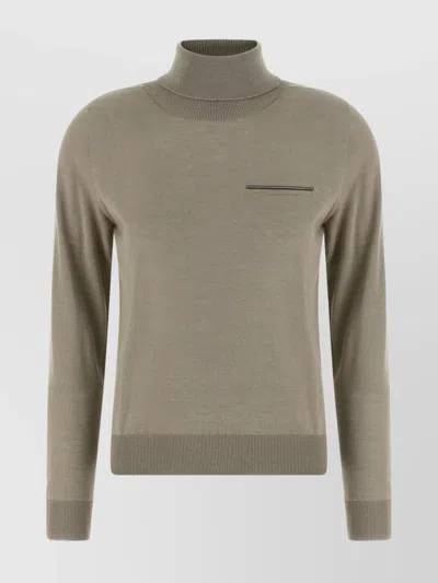 PESERICO TURTLENECK SWEATER CHEST POCKET