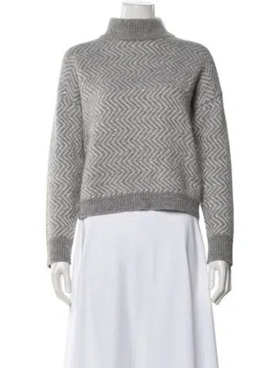 Pre-owned Peserico Turtleneck Sweater In Gray