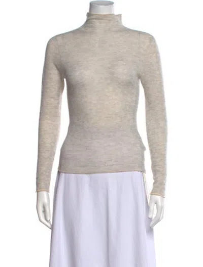 Pre-owned Peserico Turtleneck Sweater In Neutrals