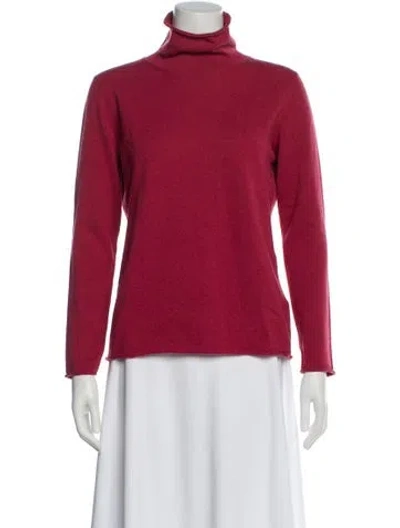 Pre-owned Peserico Turtleneck Sweater In Pink