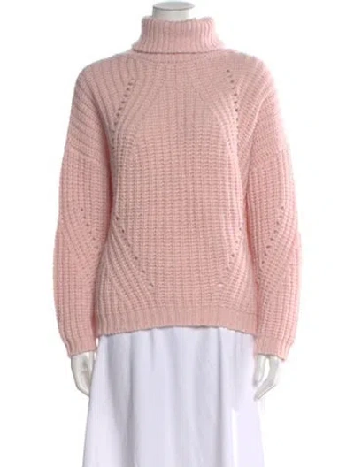 Pre-owned Peserico Turtleneck Sweater In Pink
