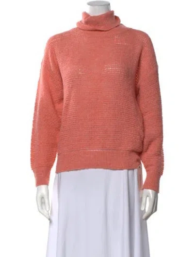 Pre-owned Peserico Turtleneck Sweater W/ Tags In Pink