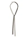 Peserico Two-tone Necklace In Grey
