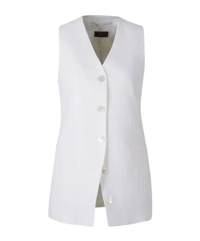 PESERICO V-NECK BUTTONED VEST