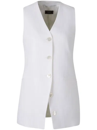 PESERICO V-NECK BUTTONED VEST