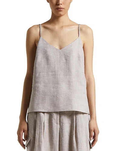 Peserico V Neck Camisole In Cappuccino
