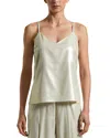 Peserico V Neck Camisole In Quartz Sand