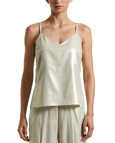 Peserico V Neck Camisole In Quartz Sand