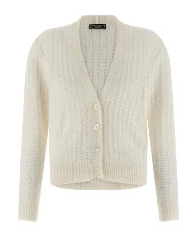 PESERICO V-NECK KNITTED CARDIGAN
