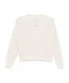 Peserico V-neck Knitted Sweater In Neutral