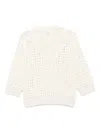 Peserico V-neck Open-knit Sweater