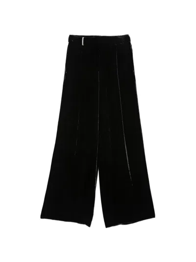 Peserico Palazzohose Aus Samt In Black