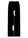 Peserico Velvet Trousers In Black