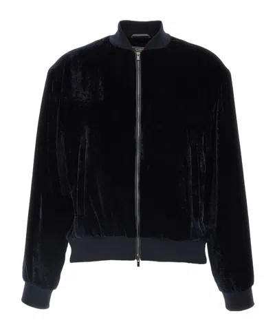 PESERICO VELVET ZIP-FRONT JACKET