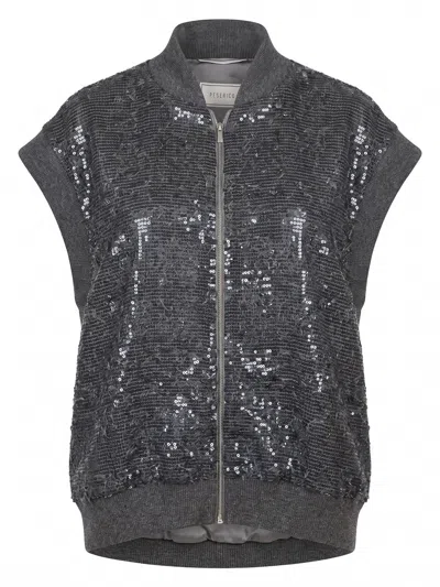 Peserico Vest In Gray