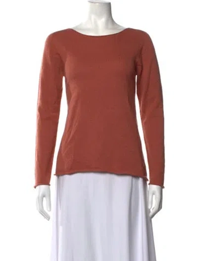 Pre-owned Peserico Virgin Wool Bateau Neckline Sweater In Neutrals
