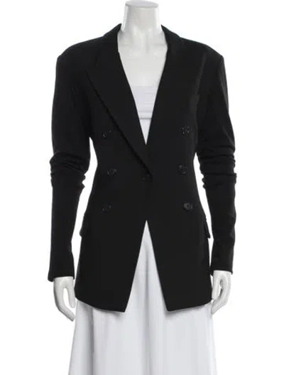 Pre-owned Peserico Virgin Wool Blazer In Gray