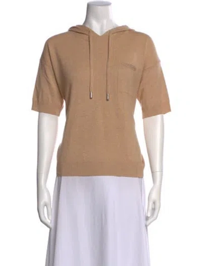 Pre-owned Peserico Virgin Wool Crew Neck Sweater W/ Tags In Neutral