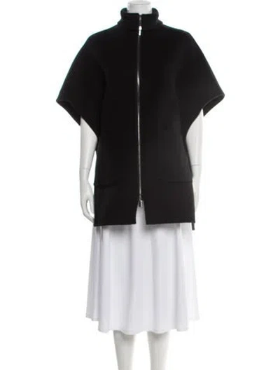 Pre-owned Peserico Virgin Wool Jacket In Black