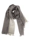 Peserico Virgin Wool Scarf In Gray