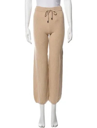 Pre-owned Peserico Virgin Wool Straight Leg Pants In Neutral