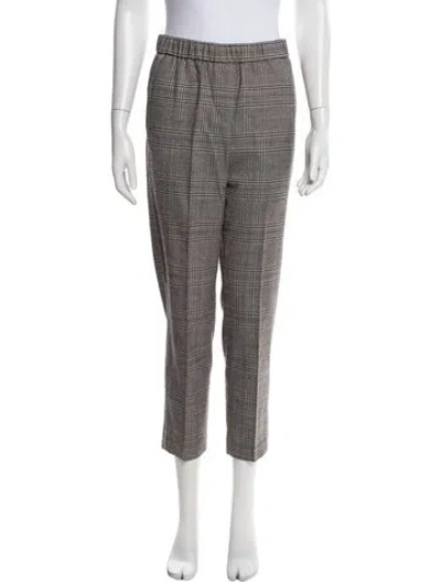 Pre-owned Peserico Virgin Wool Straight Leg Pants In Neutral