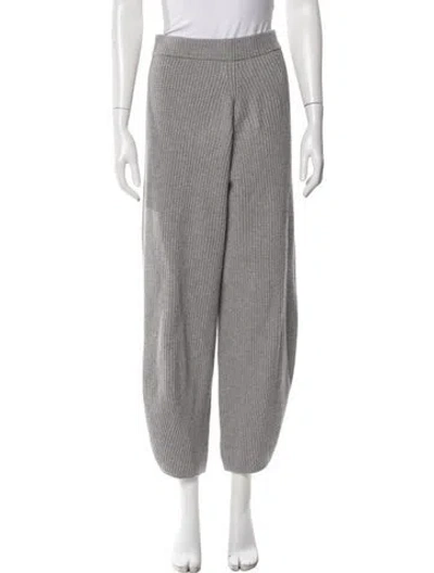 Pre-owned Peserico Virgin Wool Sweatpants In Gray