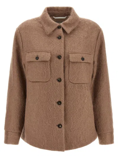 Peserico Virgin Wool Women's Jacket In Nude