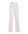 Peserico Viscose Blend Trousers In White