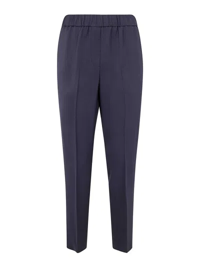 PESERICO VISCOSE CADY STRETCH TROUSERS