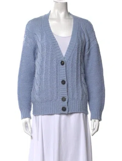 Pre-owned Peserico V-neck Sweater In Blue