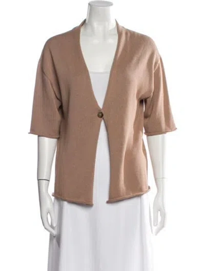 Pre-owned Peserico V-neck Sweater In Neutral