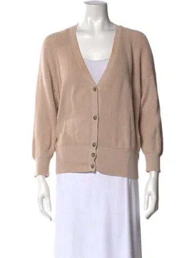 Pre-owned Peserico V-neck Sweater In Neutral