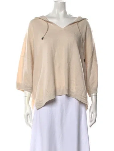 Pre-owned Peserico V-neck Sweater In Neutrals
