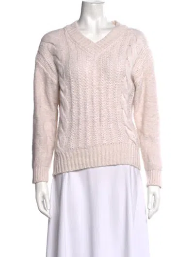 Pre-owned Peserico V-neck Sweater In Pink