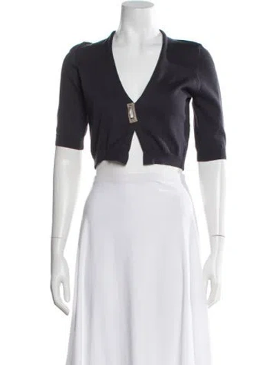 Pre-owned Peserico V-neck Sweater In White