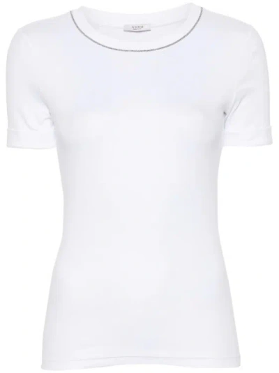 Peserico White Beads T-shirt