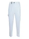 Peserico White Cargo Pants In White