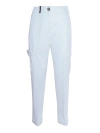 Peserico White Cargo Pants In White