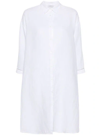 Peserico White Midi Dress