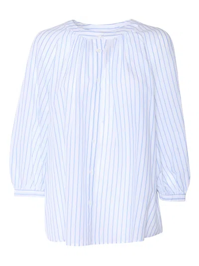 Peserico White Shirt With Stripes