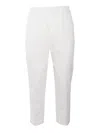 Peserico Rolled Hem Casual Pants In White